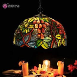 30 ċm Retro Tiffany Stained...