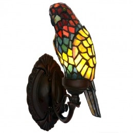 Pappagall Tiffany Stained...