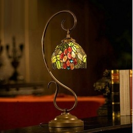 18 ċm Retro Tiffany Stained...