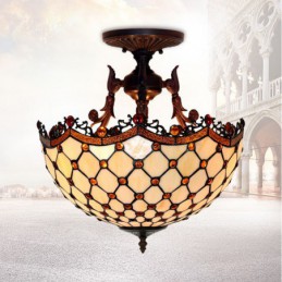 40 ċm Tiffany Stained Glass...