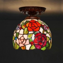 18 ċm Tiffany Stained Glass...