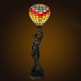 25 ċm Tiffany Stained Glass...
