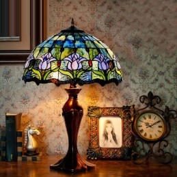 40 ċm Tulip Tiffany Stained...