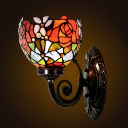 1 Dawl Rose Tiffany Stained...
