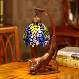 18 ċm Tiffany Stained Glass...