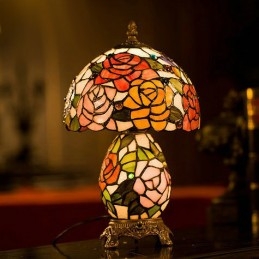 20 ċm Rose Tiffany Stained...