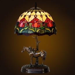 30 ċm Retro Tiffany Stained...