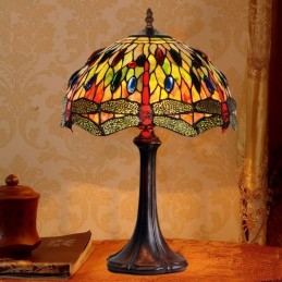 30 ċm Retro Tiffany Stained...