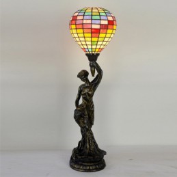 18 ċm Tiffany Stained Glass...