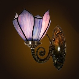 18 ċm Rurali 1 Dawl Tiffany...