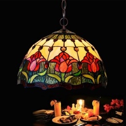 30 ċm Tulip Tiffany Stained...