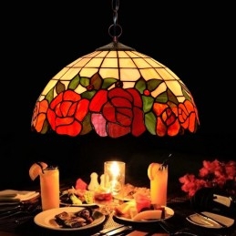 40 ċm Tiffany Stained Glass...