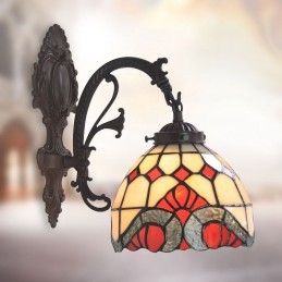 18 ċm Barokk 1 Dawl Tiffany...