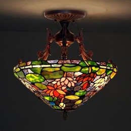 40 ċm Tiffany Stained Glass...