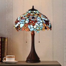40 ċm Retro Tiffany Stained...