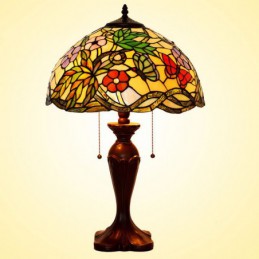 40 ċm Retro Tiffany Stained...