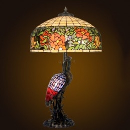 50 ċm Rose Tiffany Stained...