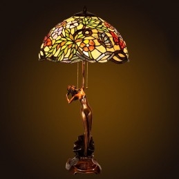40 ċm Retro Tiffany Stained...