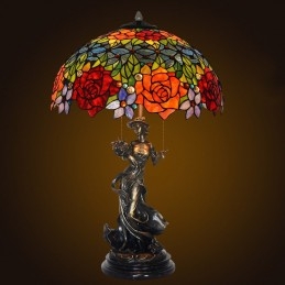 123 ċm Rose Tiffany Stained...