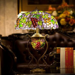 45 ċm Retro Tiffany Stained...