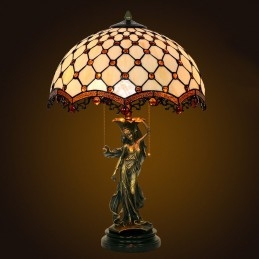 40 ċm Retro Tiffany Stained...
