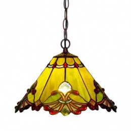 33 ċm Retro Tiffany Stained...