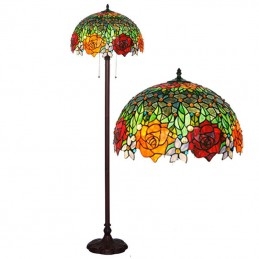 40 ċm Rose Tiffany Stained...