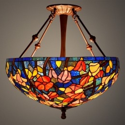 50 ċm Tiffany Stained Glass...