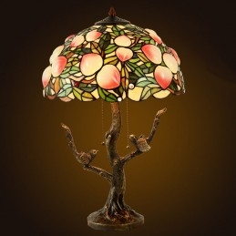 40 ċm Ħawħ Tiffany Stained...
