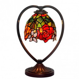 18 ċm Rose Tiffany Stained...