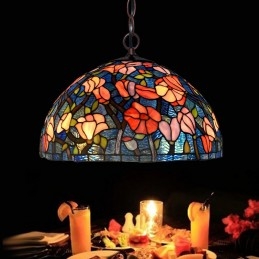 40 ċm Retro 1 Dawl Tiffany...