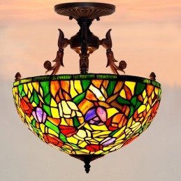 40 ċm Tulip Tiffany Stained...