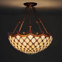 45 ċm Tiffany Stained Glass...