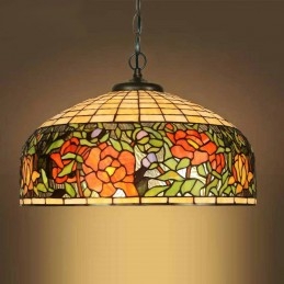 50 ċm Rose Tiffany Stained...