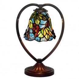 18 ċm Retro Tiffany Stained...