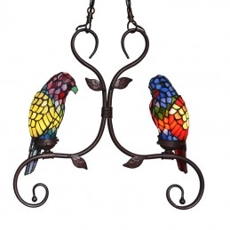 Pappagall Tiffany Stained...