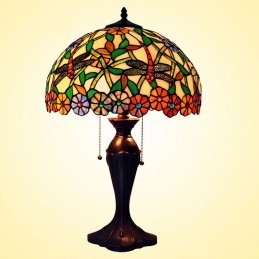 40 ċm Retro Tiffany Stained...