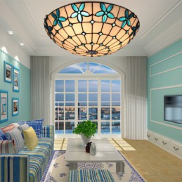 40 ċm Tiffany Flush Mount...
