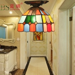 20 ċm Tiffany Flush Mount...