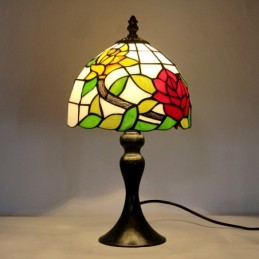 Fjura ħamra Tiffany Stained...